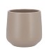 CERAMIC TAUPE MATT POT ORCHID BERLIN 14X13,5CM