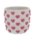 LOVE AMORE SINGLE FUCHSIA POT 12X12X11CM NM
