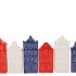 A'DAM HOUSES CANAL VASE DUTCH GLORY 6X5X20CM