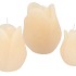 CANDLE TULIP IVORY 7X8CM NM