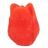 CANDLE TULIP ORANGE 10X13CM NM