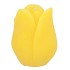 CANDLE TULIP YELLOW 10X13CM NM