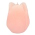 CANDLE TULIP WHITE PINK10X13CM NM