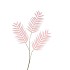 SILK PALM LEAF LIGHT PINK 87CM NM