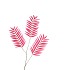 SILK PALM LEAF PINK 87CM NM