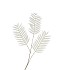 SILK PALM LEAF WHITE 87CM NM