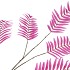 SILK PALM LEAF FUCHSIA 150CM NM