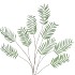 SILK PALM LEAF DUSTY GREEN 150CM NM