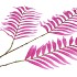 SILK PALM LEAF FUCHSIA 87CM NM