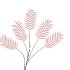 SILK PALM LEAF LIGHT PINK 125CM NM