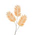 SILK PALM LEAF ORANGE 87CM NM