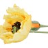 SILK POPPY 2X YELLOW 70CM