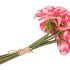 SILK POPPY BOUQUET PINK/WHITE 9X 33CM