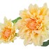 SILK DAHLIA 2X YELLOW REAL TOUCH 60CM NM