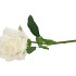 SILK ROSE REAL TOUCH OPEN WHITE 43CM