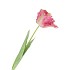 SILK TULIP PAPAGAYO PINK/YELLOW 64CM