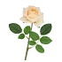 SILK ROSE REAL TOUCH OPEN YELLOW 43CM