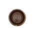 JAVEA CILINDER POT GLAZED TAUPE 9X9CM
