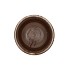 JAVEA CILINDER POT GLAZED TAUPE 11X11CM