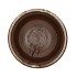 JAVEA CILINDER POT GLAZED TAUPE 20X18CM