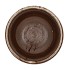 JAVEA CILINDER POT GLAZED TAUPE 24X21CM