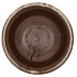 JAVEA CILINDER POT GLAZED TAUPE 26X23CM