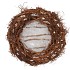 WREATH ROOT WOOD BROWN 50CM
