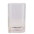 GLASS RECTANGULAR VASE 25X10X15CM