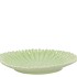 BLOOM DAISY PLATE GREEN 17X17X4CM NM