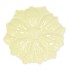 BLOOM COSMEA PLATE YELLOW 24X24X4CM