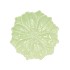 BLOOM COSMEA PLATE GREEN 18X18X4CM NM