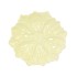 BLOOM COSMEA PLATE YELLOW 18X18X4CM