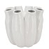 LUNA WHITE TUBE VASE 24X24CM NM