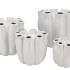 LUNA WHITE TUBE VASE 24X24CM NM