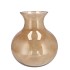 MIRA SAND GLASS CONE NECK SPHERE VASE 20X20X21CM