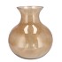MIRA SAND GLASS CONE NECK SPHERE VASE 25X25X27CM