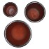 PORTER BLACK EGG DIMPLES SET 3 18X16/24X22/30X27 NM
