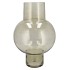 MIRA OLIVE GREEN GLASS BULB HIGH VASE 25X25X41CM