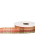 RIBBON CHECKERED GREEN 20MX25MM NM
