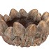 CONCRETE GOLDEN MUSHROOMS BOWL ROUND 25X25X11CM NM