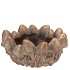 CONCRETE GOLDEN MUSHROOMS BOWL ROUND 21X21X10CM NM
