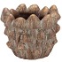 CONCRETE GOLDEN MUSHROOMS POT 23X23X19CM NM
