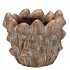 CONCRETE GOLDEN MUSHROOMS POT 17X17X14CM NM