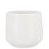 CERAMIC WHITE MATT POT BERLIN 13X11,5CM