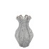 INGA DRISS GREY VASE ACTIVE GLAZE 15X15X20CM NM