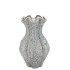 INGA DRISS GREY VASE ACTIVE GLAZE 19X19X25CM NM