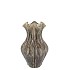 INGA DRISS GREEN VASE ACTIVE GLAZE 15X15X20CM NM