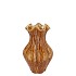 INGA DRISS BROWN VASE ACTIVE GLAZE 15X15X20CM