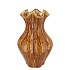 INGA DRISS BROWN VASE ACTIVE GLAZE 25X25X36CM NM
