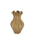 INGA DRISS GOLD VASE ACTIVE GLAZE 15X15X20CM NM